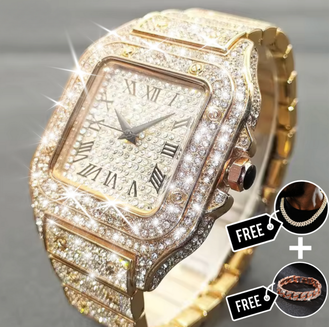 Cartice Iced Out Watch | 2 Free Gifts