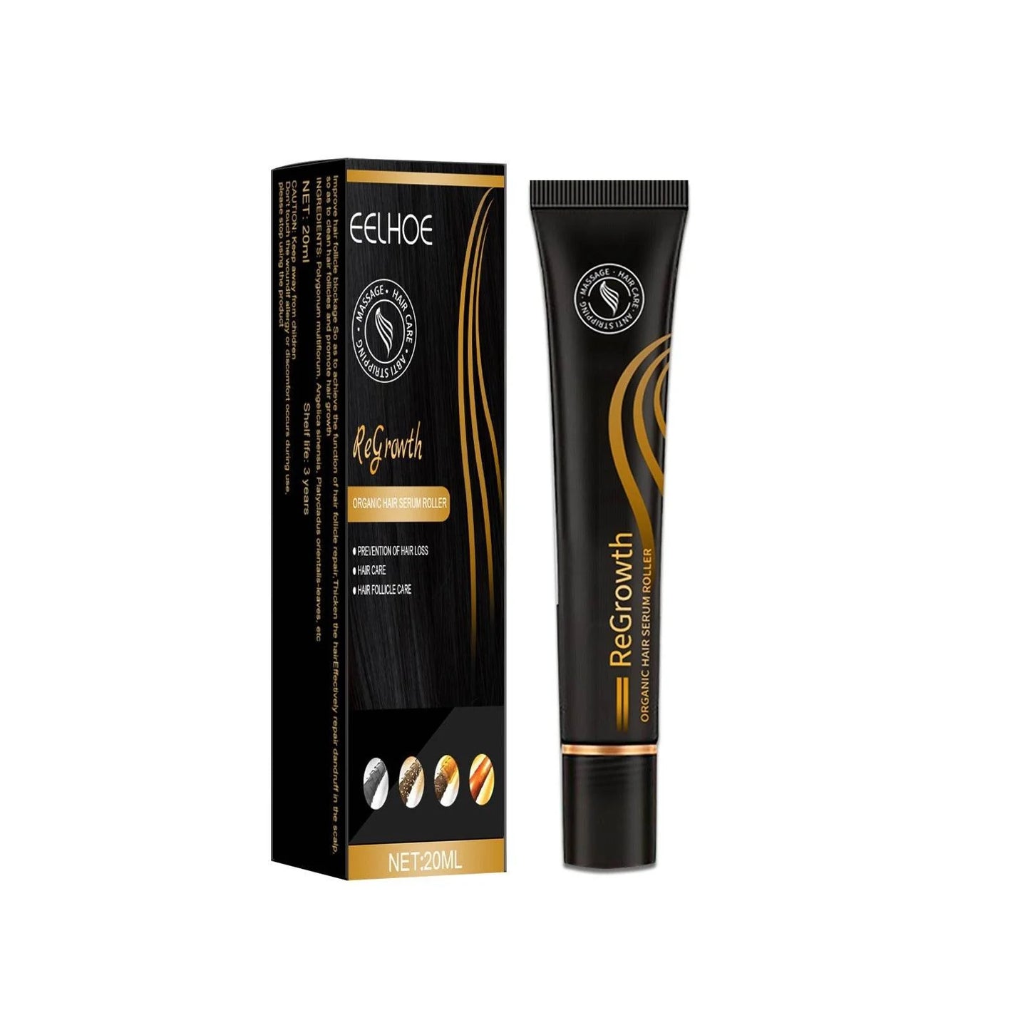 Regrowth Organic Hair Serum Roller