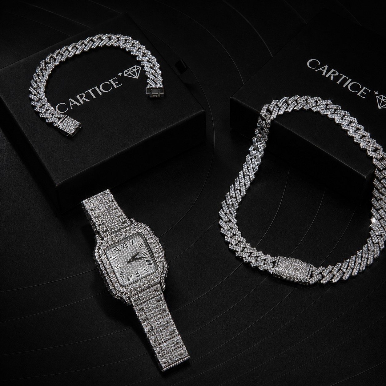 Cartice Iced Out Watch | 2 Free Gifts